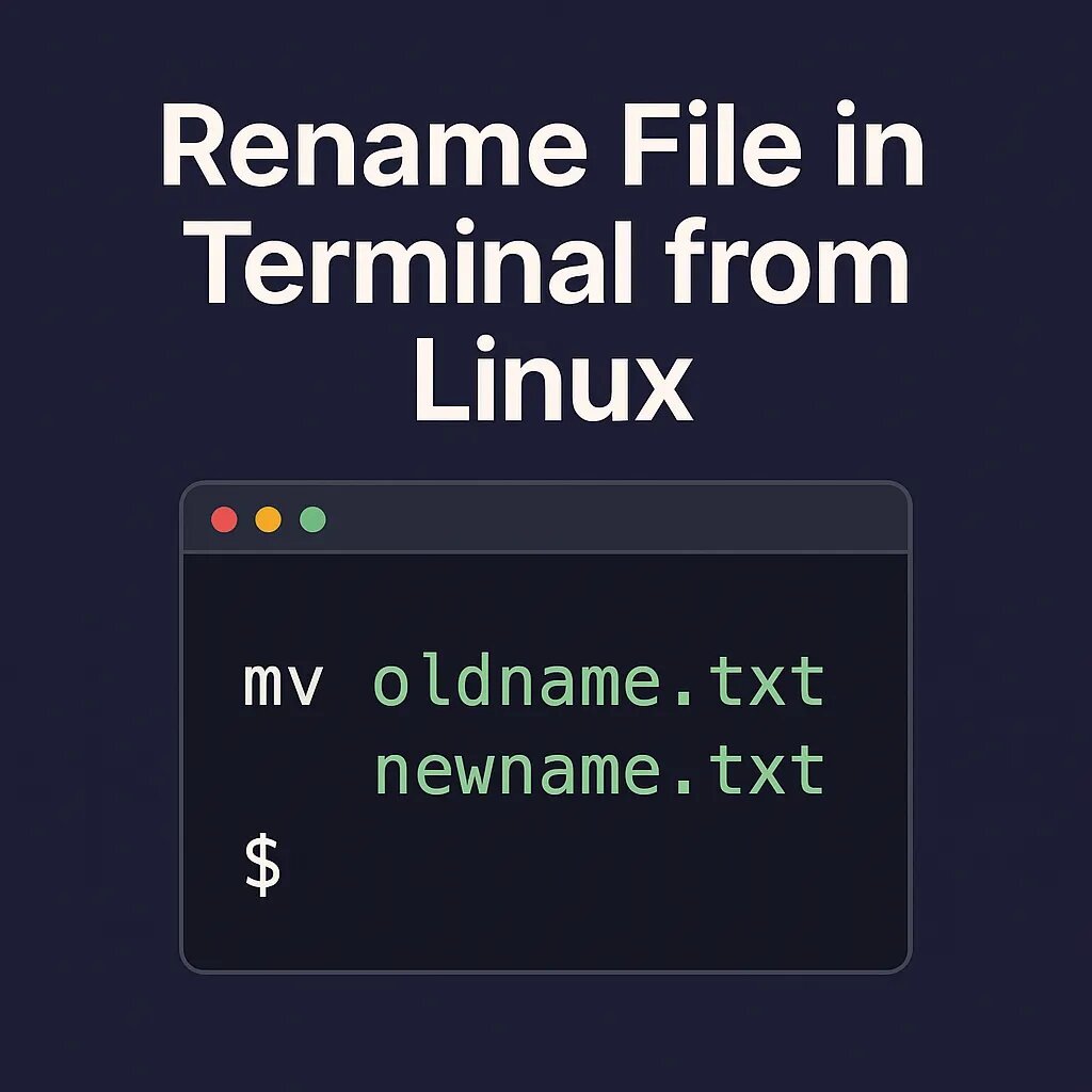linux rename file