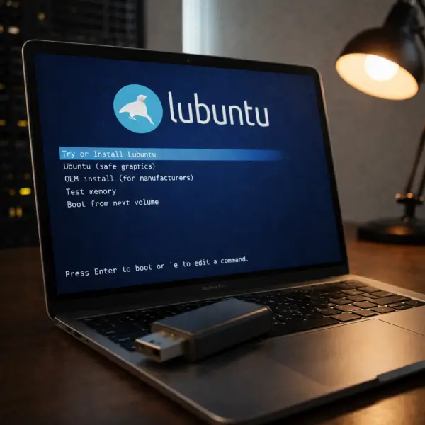 lubuntu boot menu 