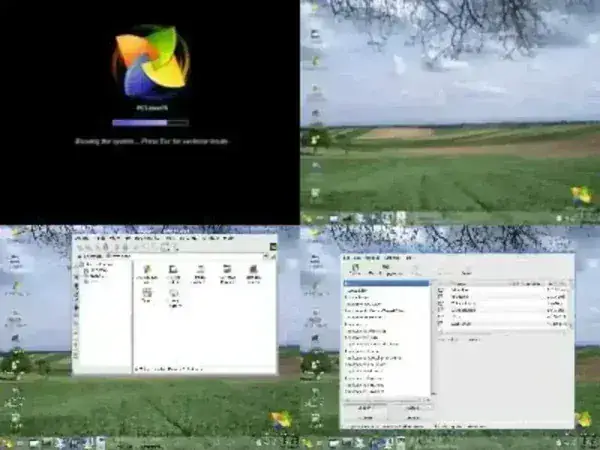 Bootable PCLOS MiniMe running from a USB flash drive