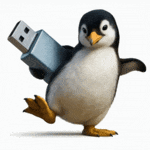 Pendrive Linux Tux Penguin + bootable USB flash drive