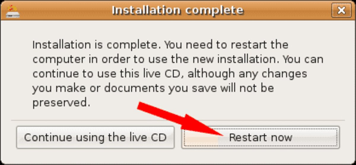 restart now