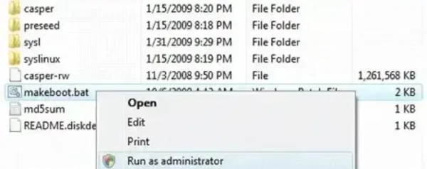 Right Click and Run As Administrator