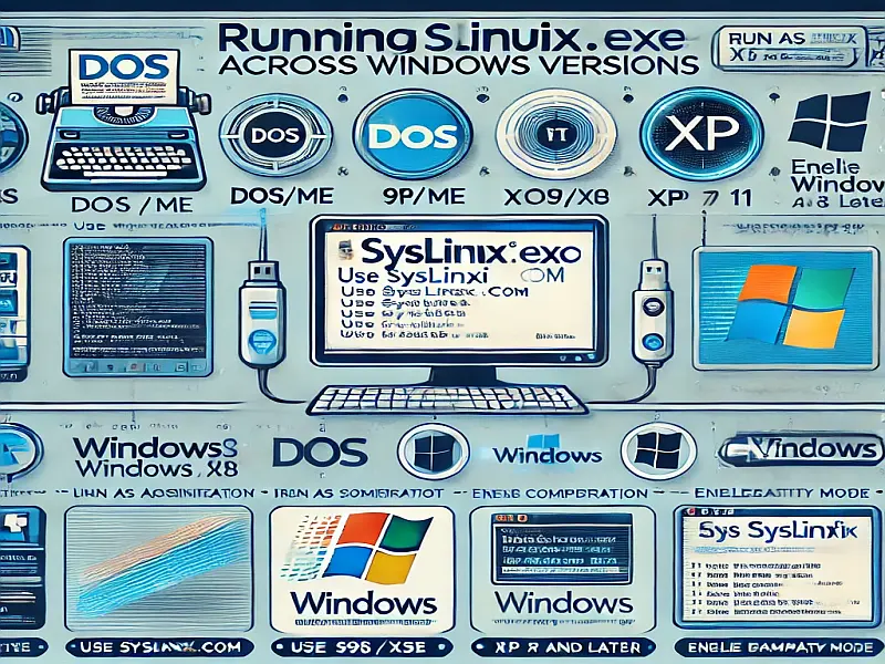 run syslinux from windows