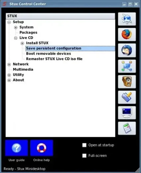 STUX Control Panel2 STUX Control Panel2