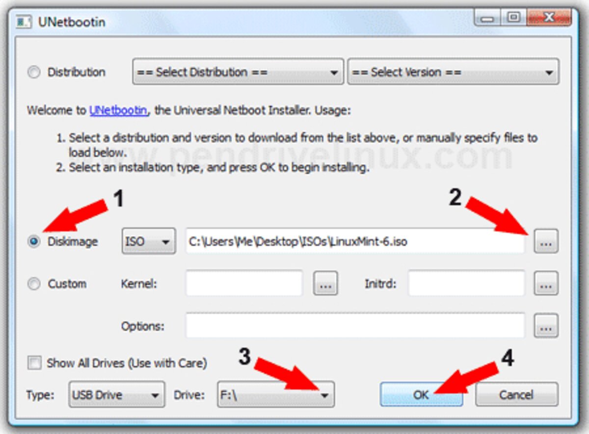 UNetbootin Live USB Creation from an ISO UNetbootin Live USB Creation from an ISO