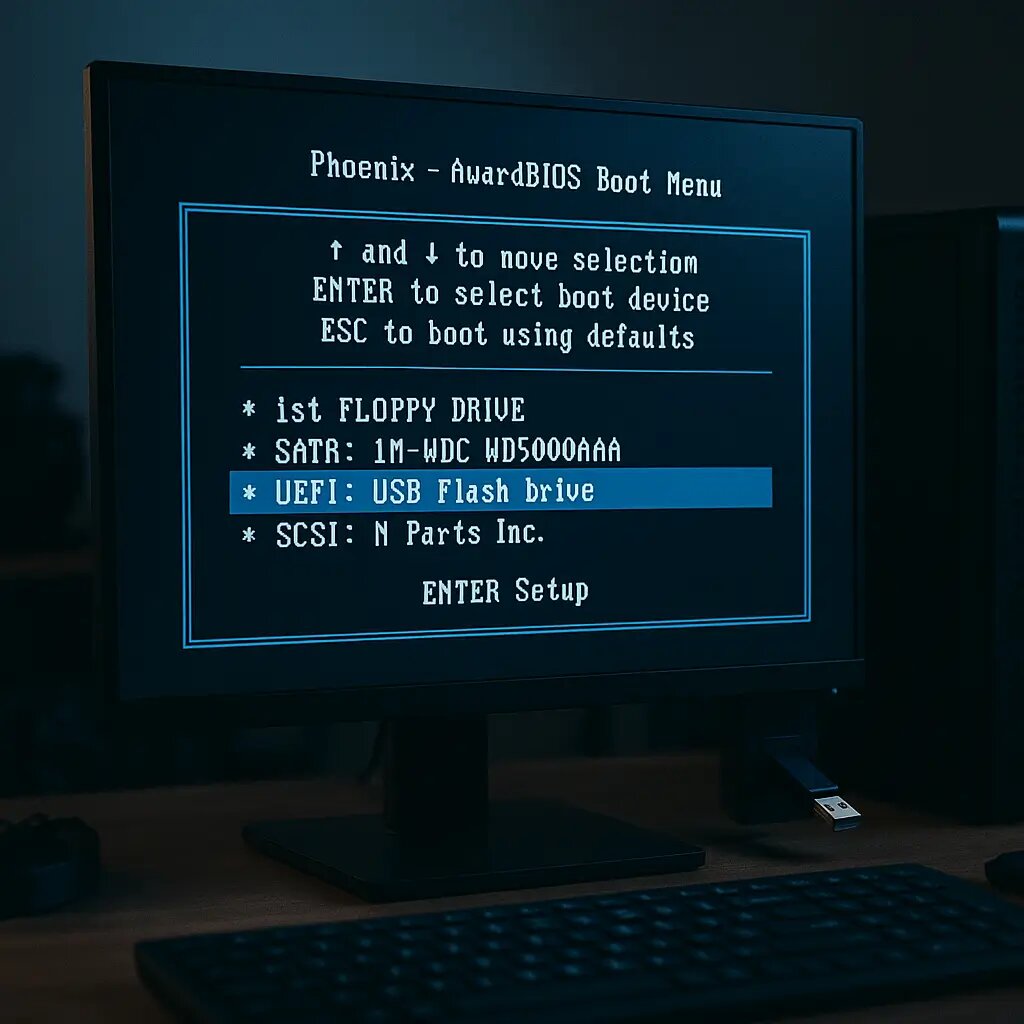 usb boot manager - award bios