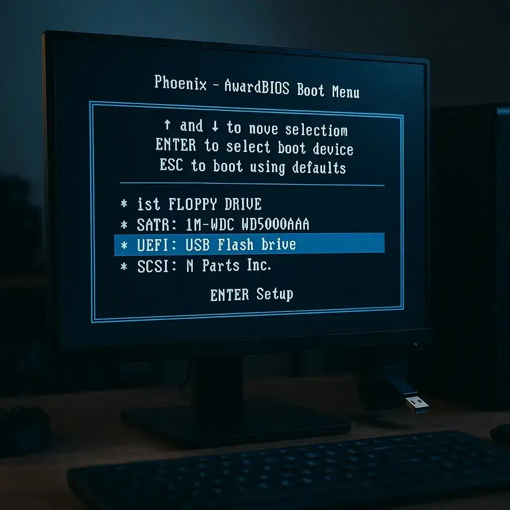 usb boot manager - award bios
