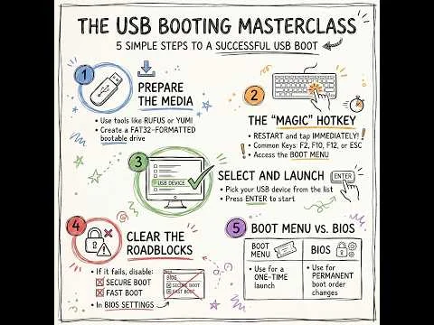 Master BIOS and UEFI Booting from a USB drive