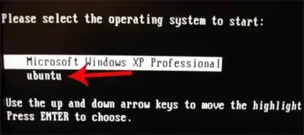 Moved WUBI Ubuntu boot menu Move WUBI Ubuntu boot menu